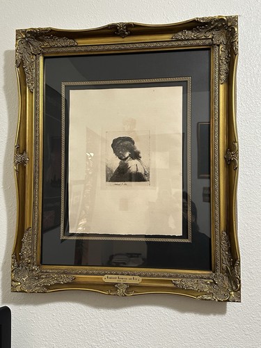 Rembrandt self portrait - portrait, a