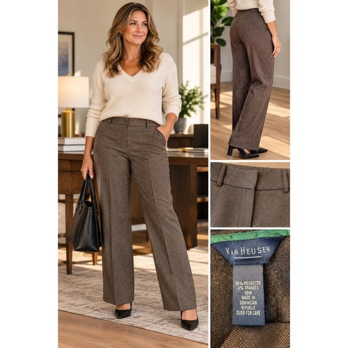 Van heusen women brown tweed - van, women's